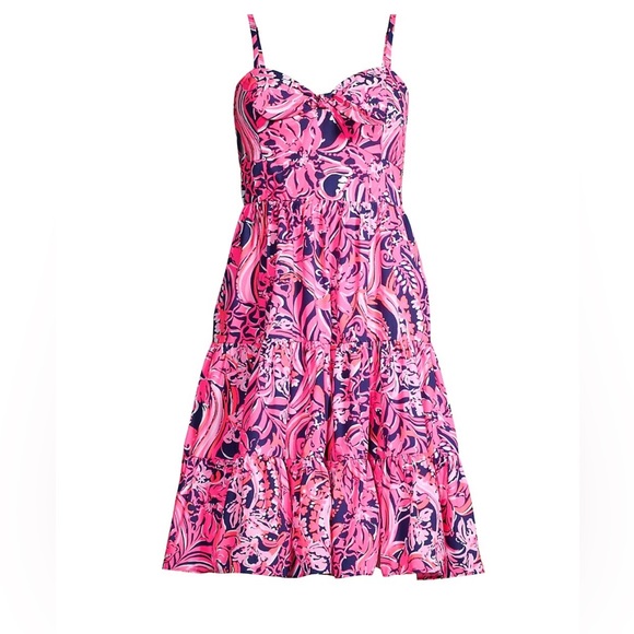 Lilly Pulitzer Adalia Tiered Dress New With Tag - Picture 2 of 12